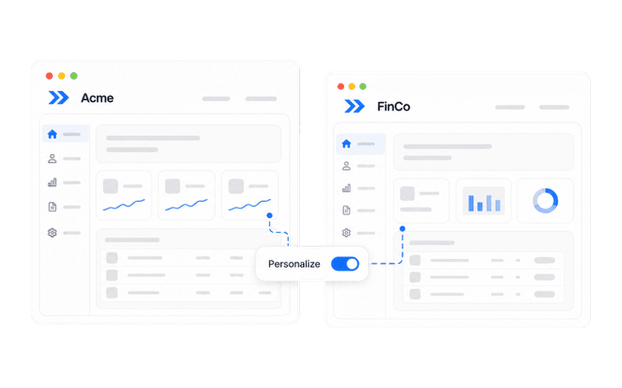 CODEX TO GENERATE: AI copilot interface generating a demo from a product URL with progress indicators